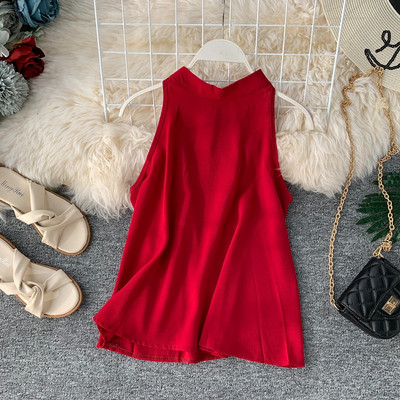 Maieu elegant de damă cu decolteu O în mai multe culori