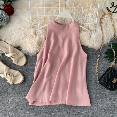 Maieu elegant de damă cu decolteu O în mai multe culori