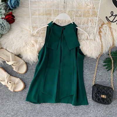 Maieu elegant de damă cu decolteu O în mai multe culori