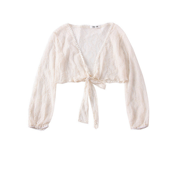 Bluza de dama eleganta cu decolteu in V si cravate in doua culori