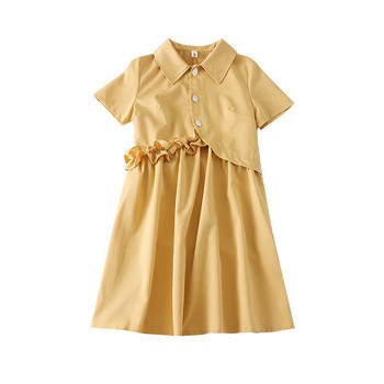 Rochie casual de dama cu nasturi in mai multe culori