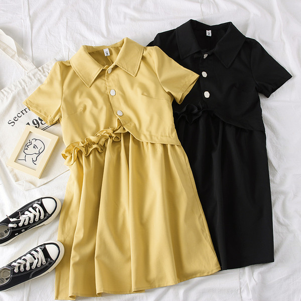 Rochie casual de dama cu nasturi in mai multe culori