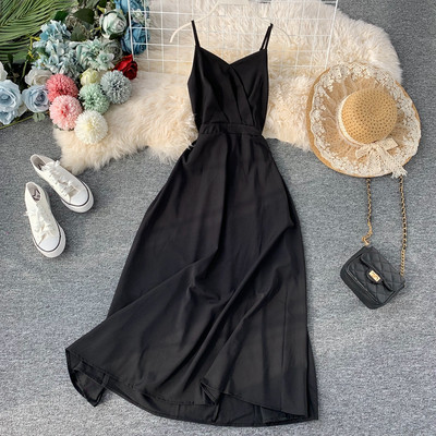 Rochie de dama stilata cu bretele subtiri in mai multe culori