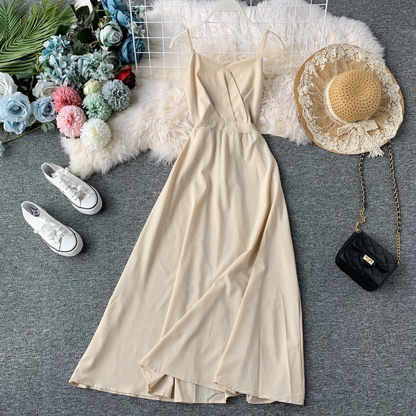 Rochie de dama stilata cu bretele subtiri in mai multe culori