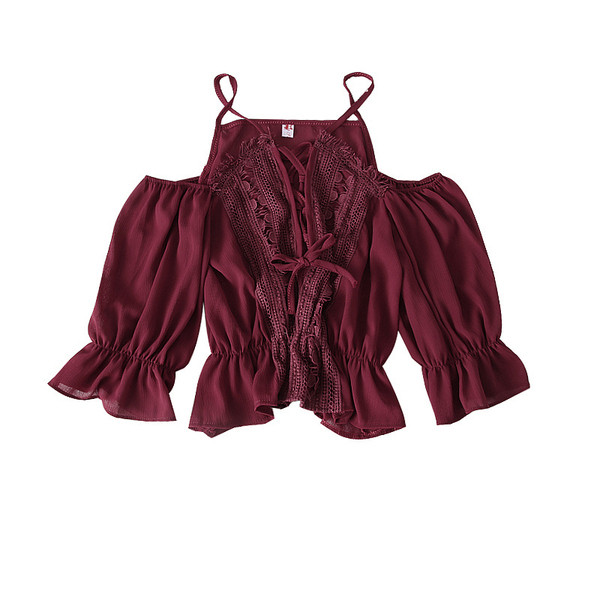 Bluza de dama eleganta model nou cu umerii goi in mai multe culori