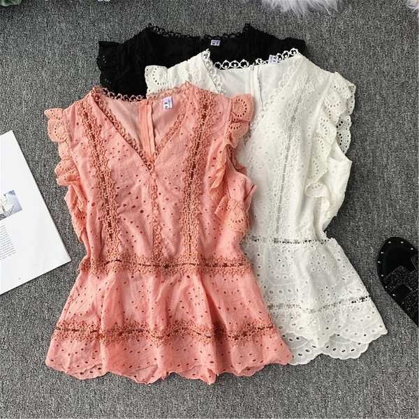 Maieu elegant de damă cu broderie în mai multe culori