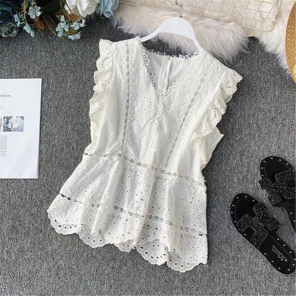 Maieu elegant de damă cu broderie în mai multe culori