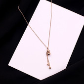 Colier elegant de dama - de culoare aurie