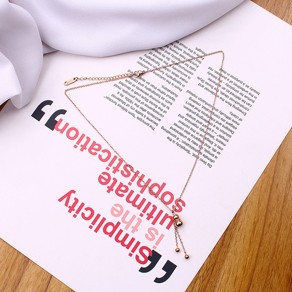 Colier elegant de dama - de culoare aurie