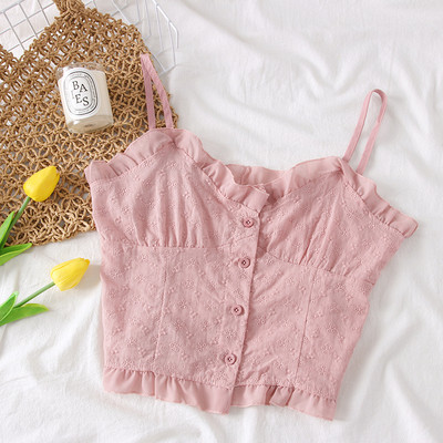 Нов модел дамски потник на презрамки и копчета в няколко цвята