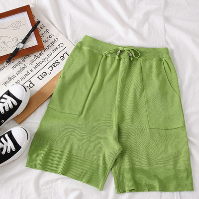 Нов модел къси дамски панталони с джобове в няколко цвята