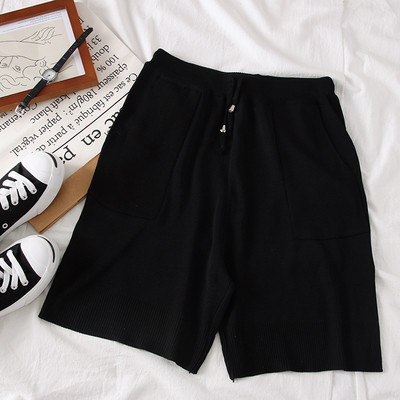 Нов модел къси дамски панталони с джобове в няколко цвята