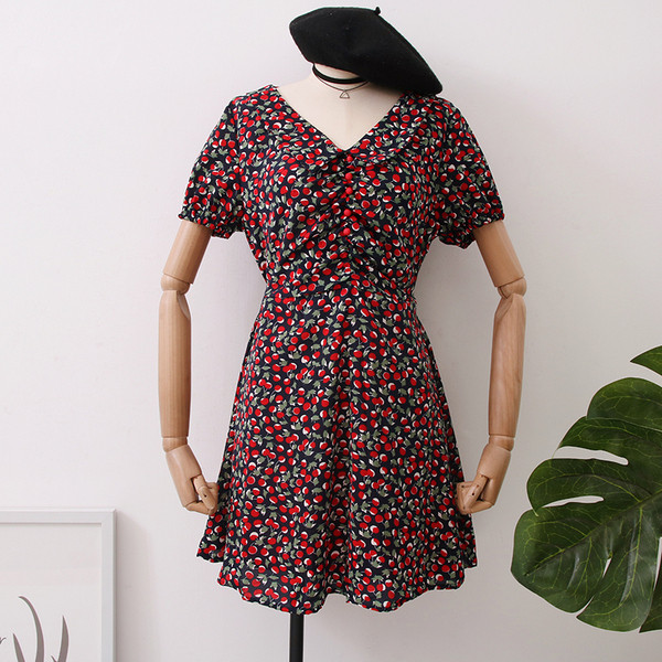 Rochie de dama croita cu maneci scurte in mai multe culori