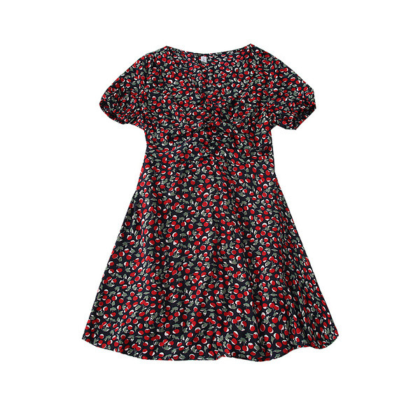 Rochie de dama croita cu maneci scurte in mai multe culori