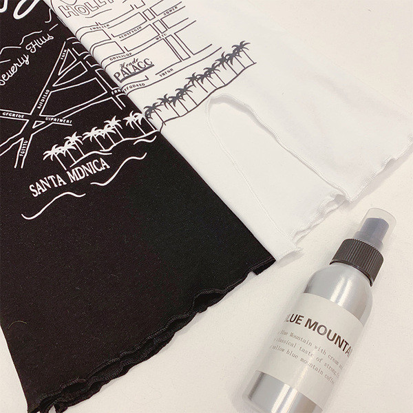 Maieu de damă cu aplicație în alb și negru