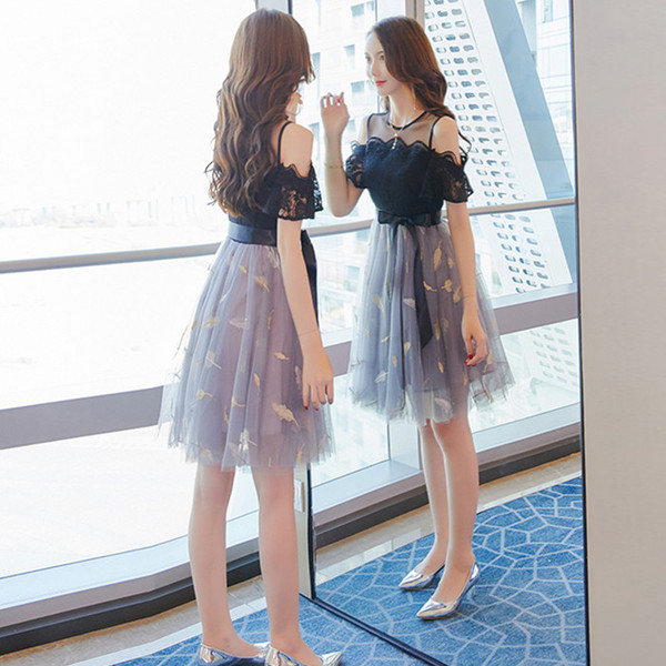 Rochie de dama moderna cu tul - model croi