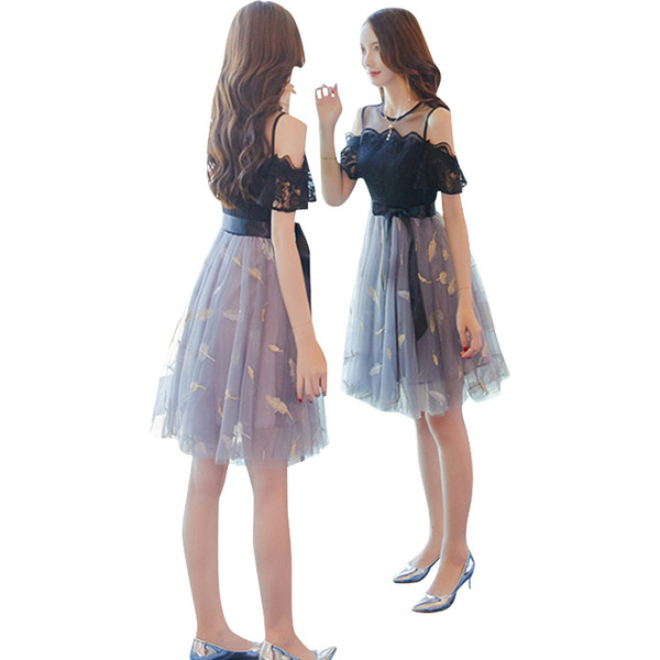 Rochie de dama moderna cu tul - model croi