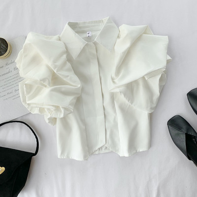 Cămașă de damă cu guler în trei culori