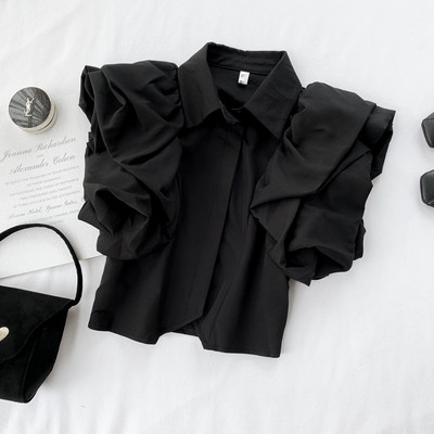 Cămașă de damă cu guler în trei culori