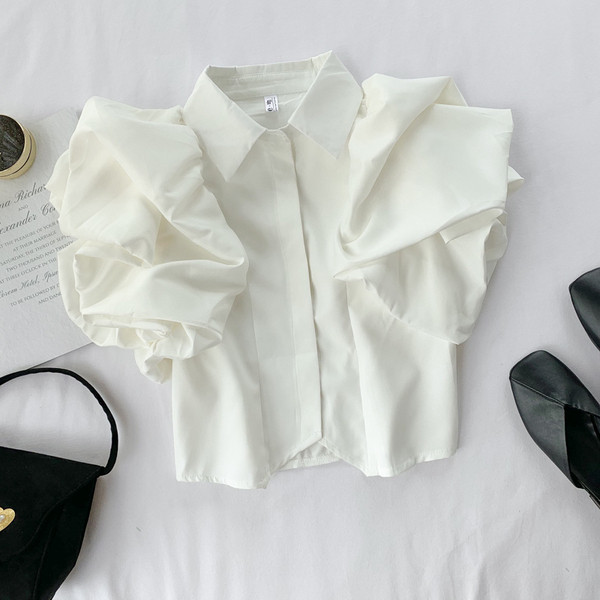 Cămașă de damă cu guler în trei culori