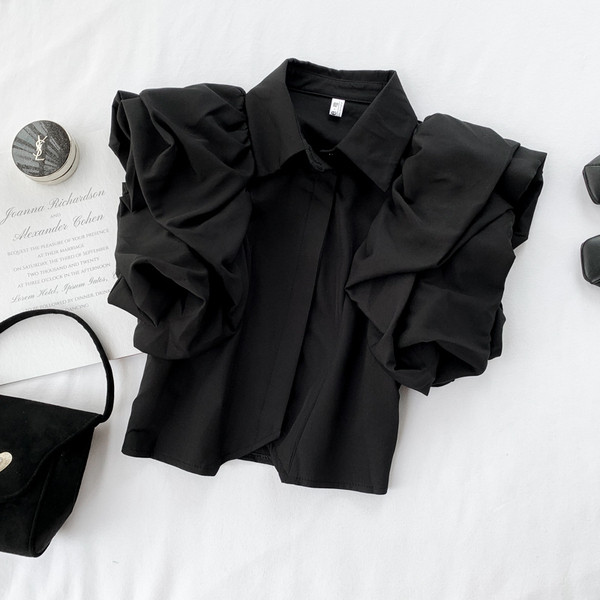 Cămașă de damă cu guler în trei culori