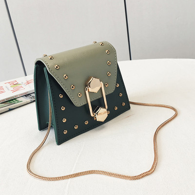 Geanta dama cu decor metalic - doua modele