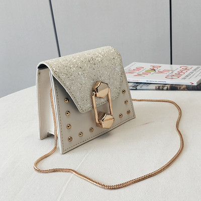 Geanta dama cu decor metalic - doua modele