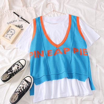 Tricou dama model nou + maiou in trei culori