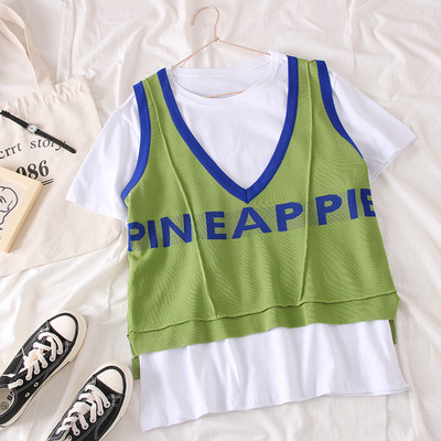 Tricou dama model nou + maiou in trei culori