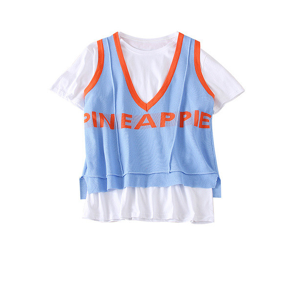 Tricou dama model nou + maiou in trei culori