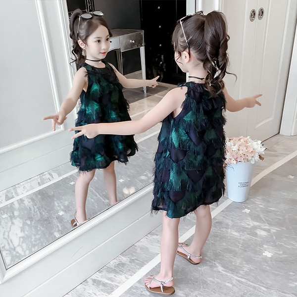 Rochie eleganta pentru copii in doua culori - model croiat