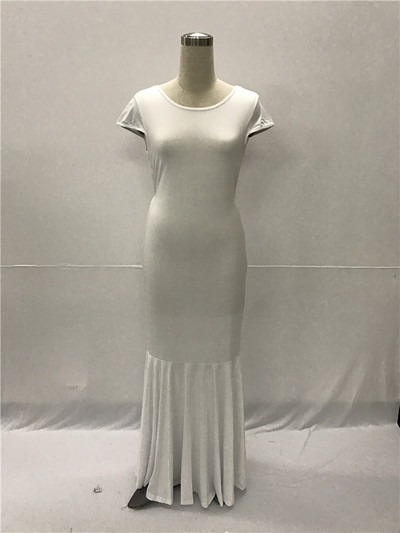 Rochie lunga de dama in mai multe culori - marimi mari