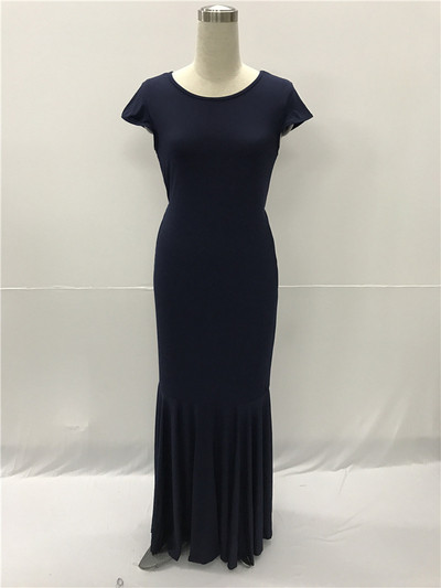 Rochie lunga de dama in mai multe culori - marimi mari