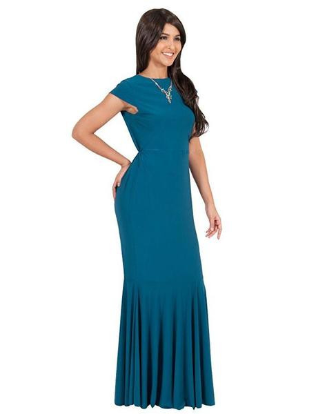 Rochie lunga de dama in mai multe culori - marimi mari