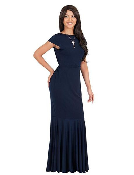 Rochie lunga de dama in mai multe culori - marimi mari