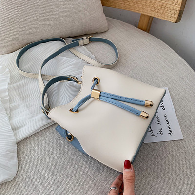 Geanta de dama din piele cu manere lungi si scurte in patru culori