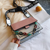 Geanta de dama eleganta cu inchidere metalica in mai multe culori