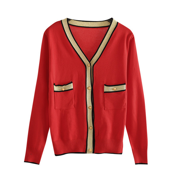 Vesta casual dama cu guler in forma de V in mai multe culori