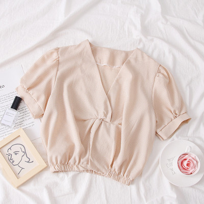 Bluza de dama model nou cu decolteu in V in mai multe culori