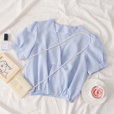 Bluza de dama model nou cu decolteu in V in mai multe culori