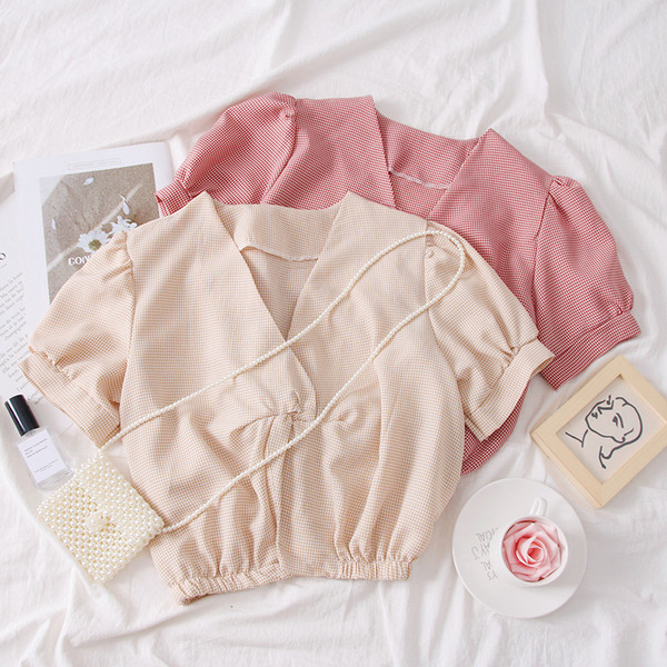 Bluza de dama model nou cu decolteu in V in mai multe culori