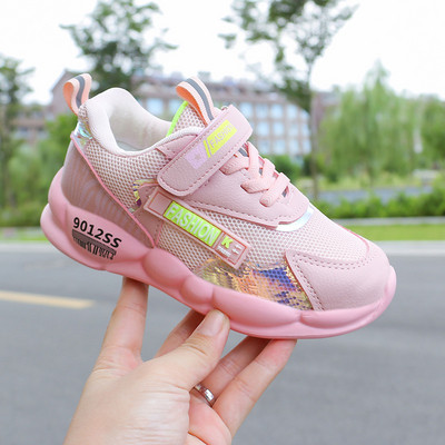 Adidași sport și de zi cu zi pentru copii în trei culori pentru fete