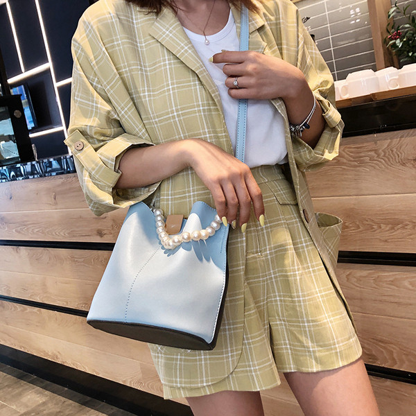 Geanta de dama cu maner lung si scurt din piele ecologica