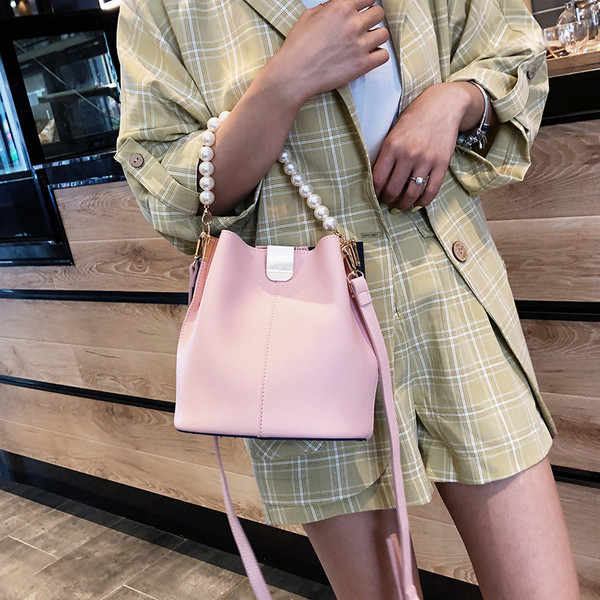 Geanta de dama cu maner lung si scurt din piele ecologica