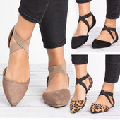 Pantofi casual dama din piele intoarsa ecologica in trei culori