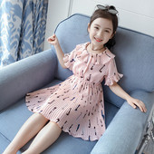 Rochie actuala pentru copii in doua culori cu buline