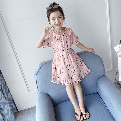 Rochie actuala pentru copii in doua culori cu buline