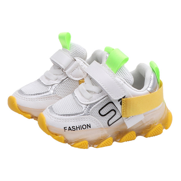 Adidași luminoși pentru copii în trei culori pentru fete