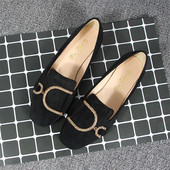 Pantofi casual dama din piele intoarsa ecologica cu element metalic in mai multe culori