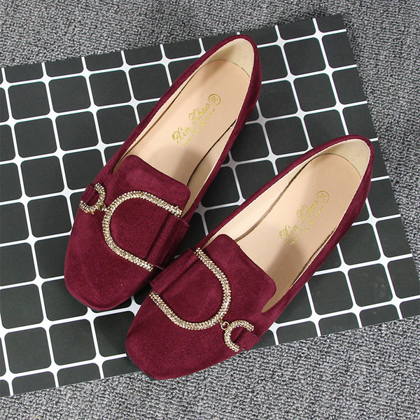 Pantofi casual dama din piele intoarsa ecologica cu element metalic in mai multe culori